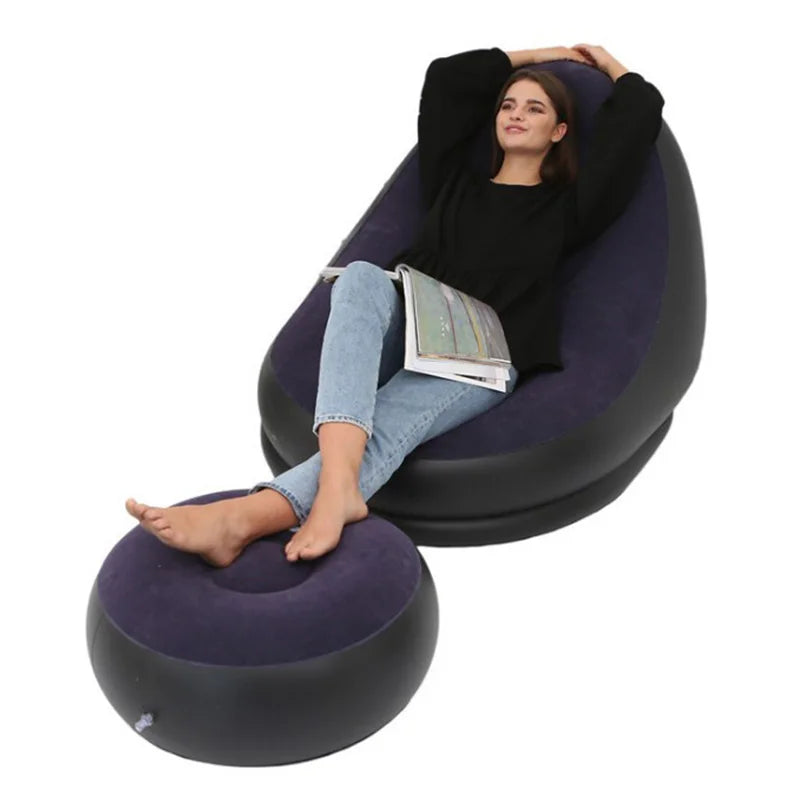 Inflatable Lazy Sofa Chair – Foldable Lounge Seating