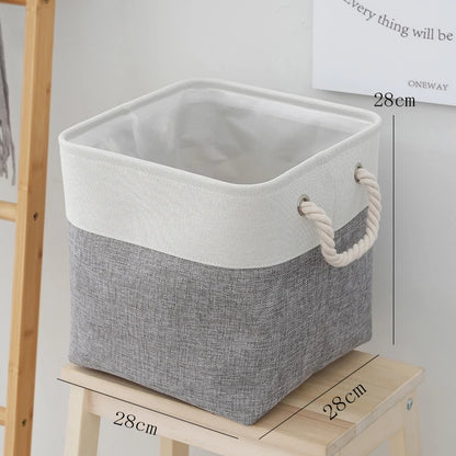 Home Supplies Sundries Sorting Basket Folding Linen Organizer Box