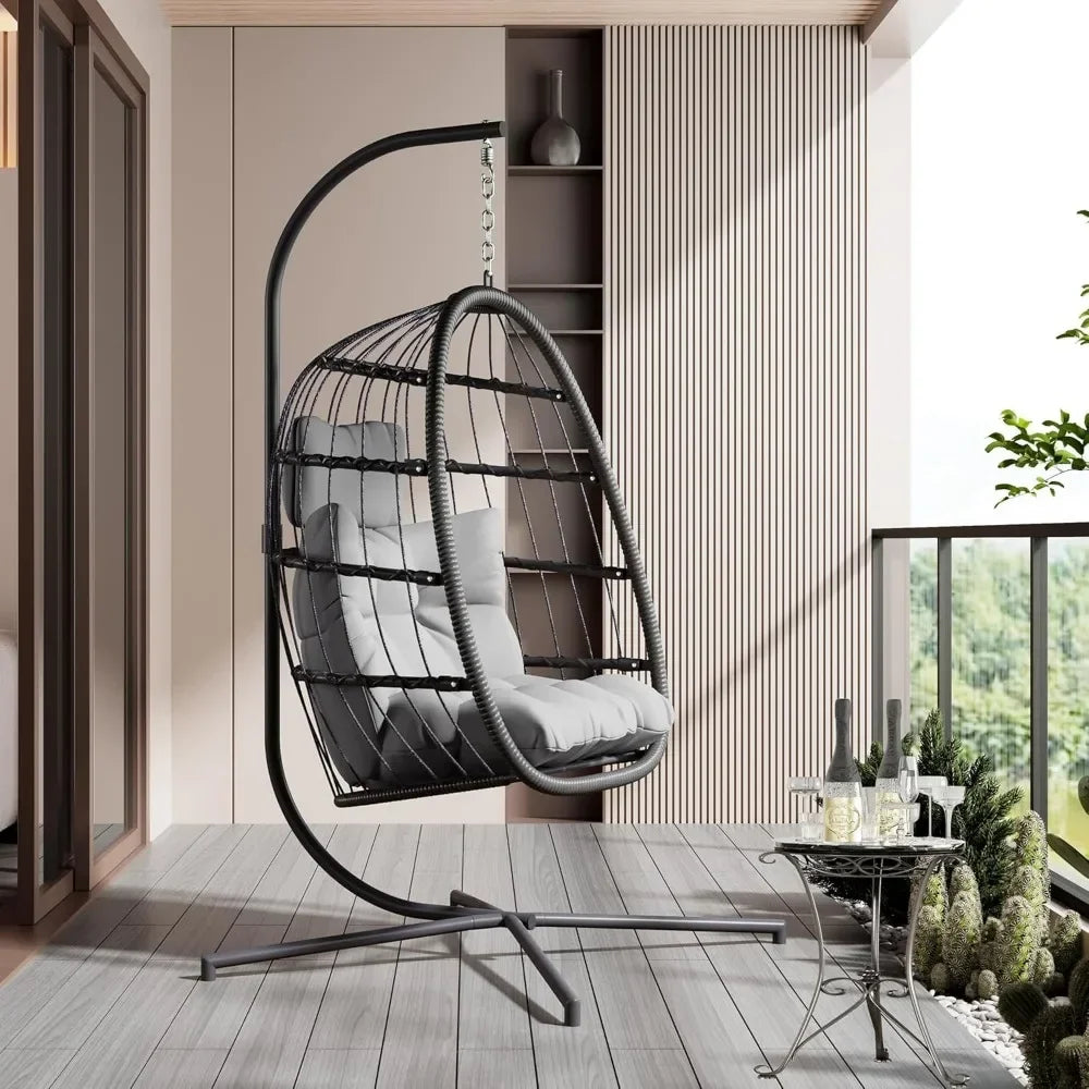 Hanging Egg Chair with Stand