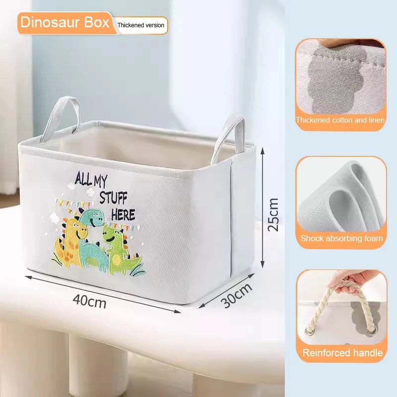 Folding Storage Basket Linen Storage Organizer