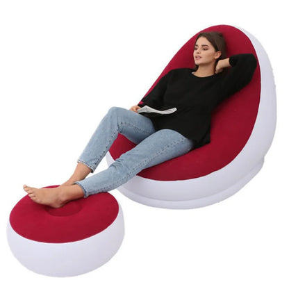 Inflatable Lazy Sofa Chair – Foldable Lounge Seating