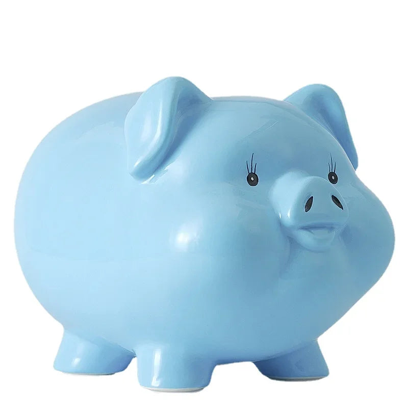 Adorable Pink Ceramic Piggy Bank