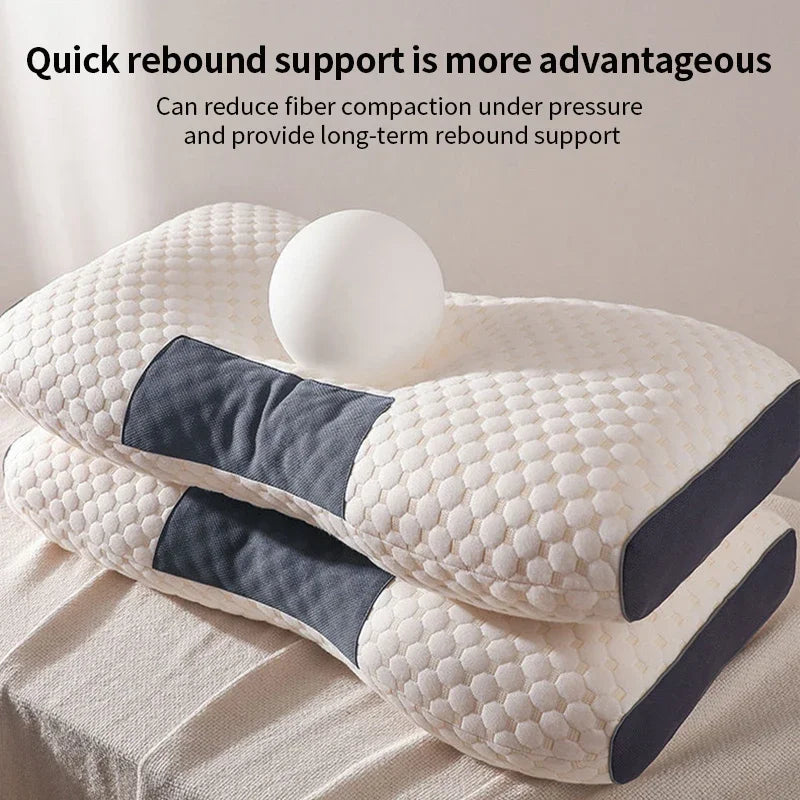 Orthopedic Neck Pillow – Memory Foam Cervical Support for Sleep and Massage