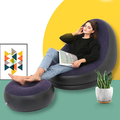 Inflatable Lazy Sofa Chair – Foldable Lounge Seating