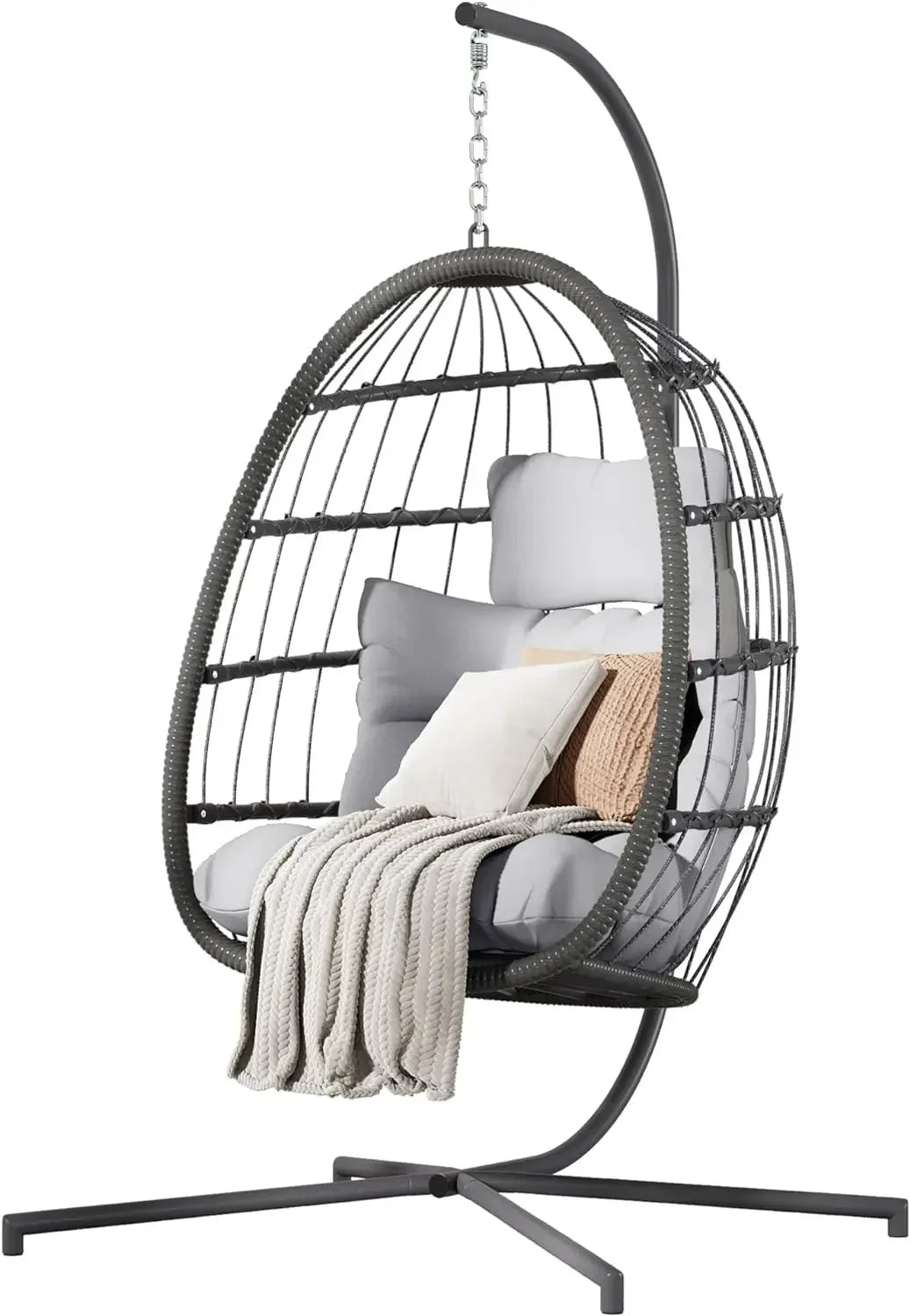 Hanging Egg Chair with Stand