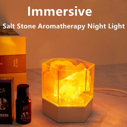 LED Natural Himalayan Crystal Salt Lamp