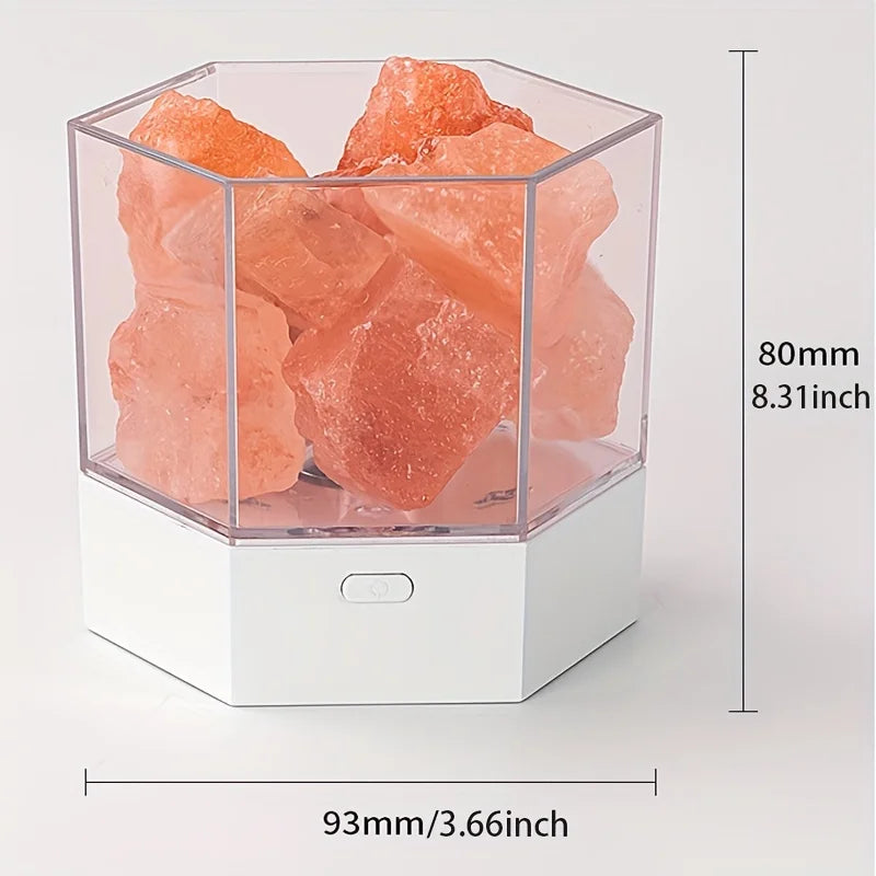 LED Natural Himalayan Crystal Salt Lamp