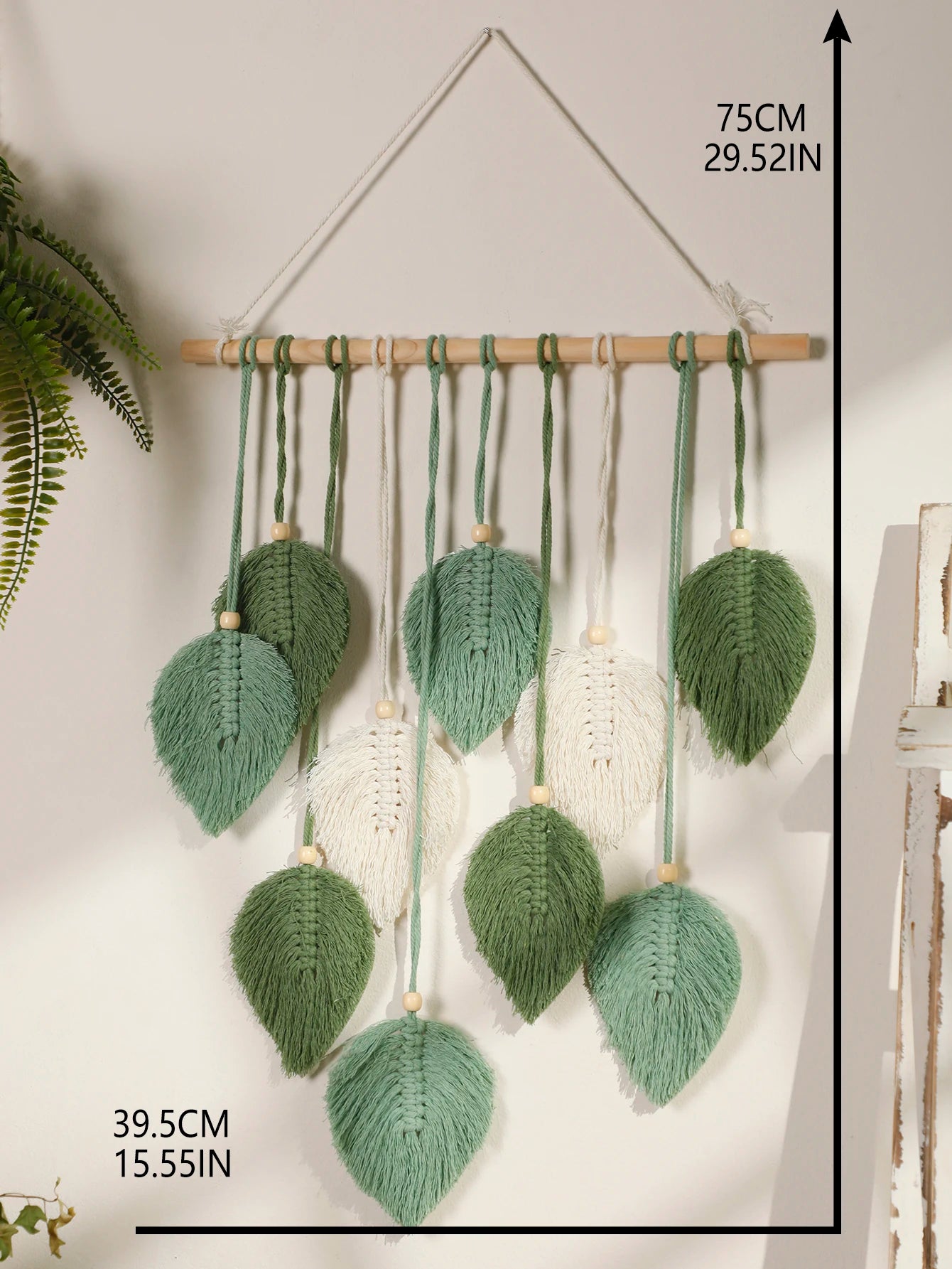 Leaf Macrame Wall Hanging Tapestry – A Chic Boho Touch for Your Home