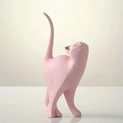 Resin Couples Cat Statues