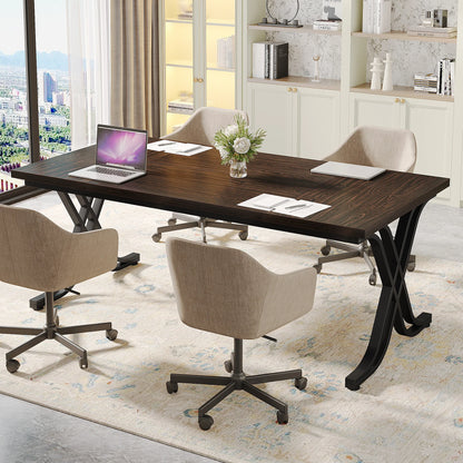 Tribesigns 63-Inch Executive Desk – Large Office Computer Desk